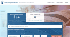 Desktop Screenshot of parksleepflyhotels.com